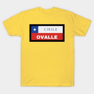 Ovalle City in Chilean Flag T-Shirt